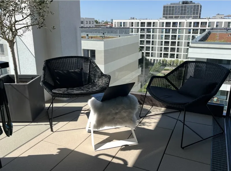Exklusives Design-Penthouse  direkt am Wasser -  MIT KLIMA - Loggia,  SieMatic Küche — photo 1